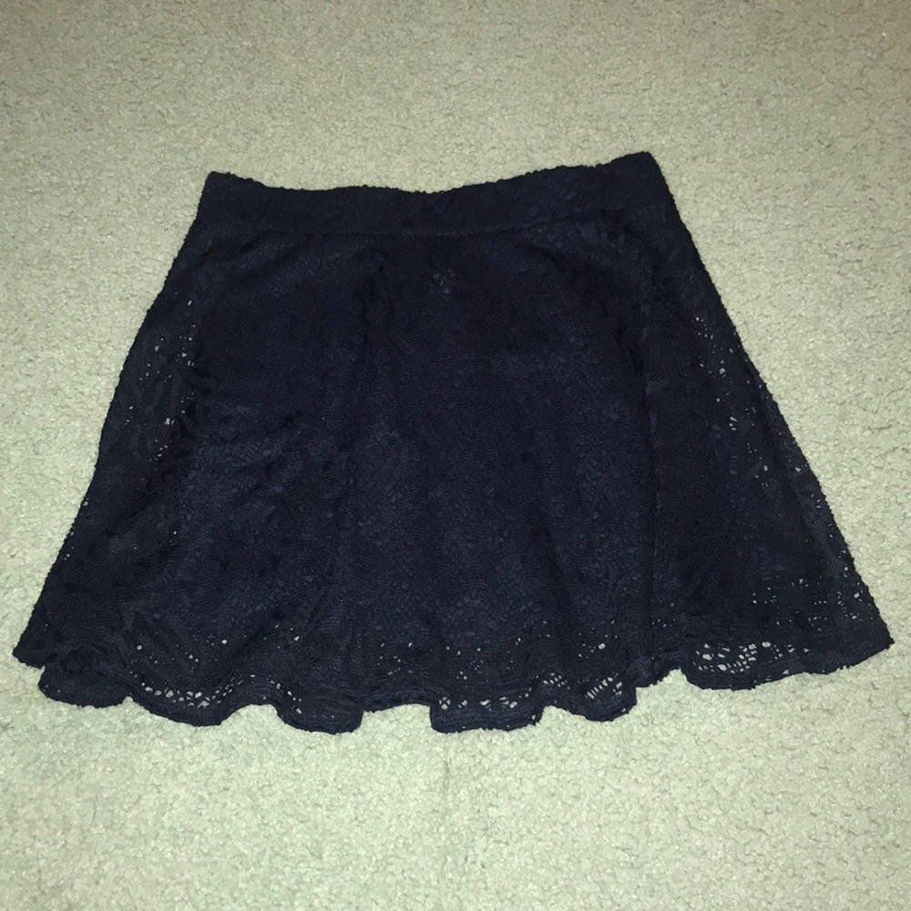 Aeropostale Navy Lace Skirt